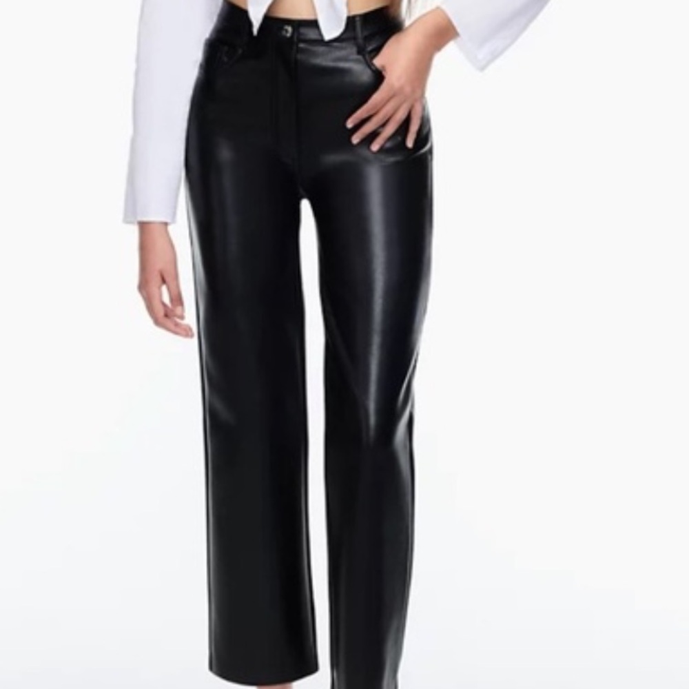 Babaton (Aritzia) Melina Midnight Black Trousers